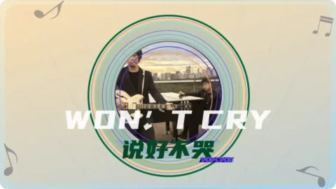 Full Chinese Music Song Won’t Cry Lyrics in Chinese with Pinyin