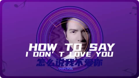 Full Chinese Music Song How To Say I Don’t Love You Song Lyrics For Zen Me Shuo Wo Bu Ai Ni in Chinese with Pinyin