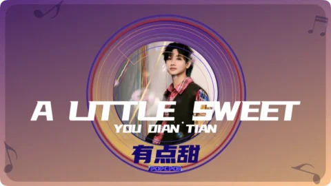 Full Chinese Music Song A Little Sweet Lyrics For You Dian Tian in Chinese with Pinyin