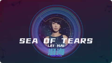 Full Chinese Music Song Sea Of Tears Lyrics For Lei Hai in Chinese with Pinyin
